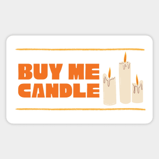Buy Me Candle Sticker